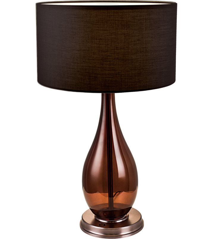 Lampe de table en aluminium et verre Willoh
