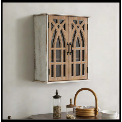 Armoire de rangement murale en bois Farmhouse