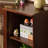 European style small solid wood bookcase