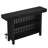 63" Modern Black Home Bar Unit – 2-Tier Mini Bar Table With Footrest, Tall Pub Table For Kitchen, Bistro, Dining Room, Living Room – Industrial Coffee Bar Cabinet-1564267317