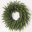 Couronne de cèdre Real Touch - vert - porte d'entrée artificielle, mur et décor des Fêtes
