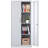 71"H Metal Garage Storage Cabinet, Black Tool Steel Locking Cabinet-265708367