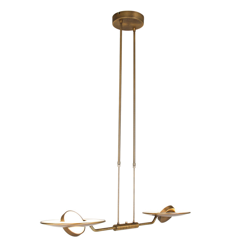 Sotelo 4 - Light LED Unique/Statement Pendant, Gold