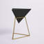 Table d'appoint à bout géométrique en bois inversé avec support en métal Irenej-1174289551-1174289552
