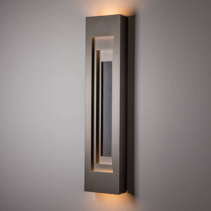Procession Arch Outdoor Sconce, Coastal Dark Smoke, Coastal Dark Smoke, 40" H x 9" W x 3.9" D