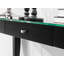 Kynlee 110cm Glass Top Console Table