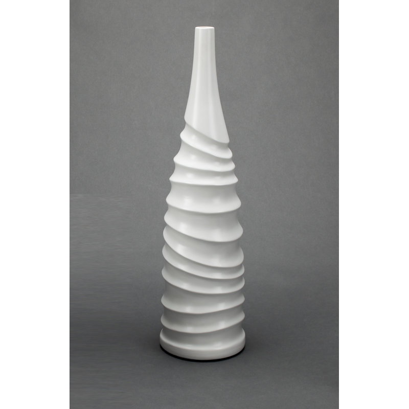 Handmade Porcelain Table Vase, overall height- 24"