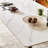 Rectangular White Porcelain Dining Table With Metal Legs, Contemporary Ceramic Tile Top 56.06