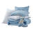 -Piece Blue Western Cowgirl Bedding Sets, Soft Microfiber Comforter