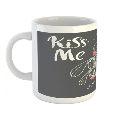 Grande tasse à café baiser me