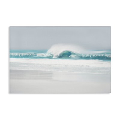 «Rolling Aqua Waves», art mural sur toile par Maggie Olsen