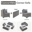 10 - Person Outdoor Rattan Seating Group With Cushions-100088003-101924999