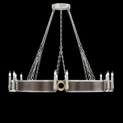 Mirage 12 - Light Wagon Wheel Chandelier