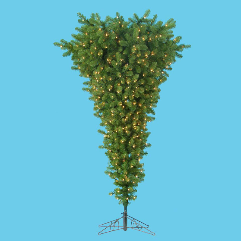 Pre-lit 54' H Lighted Artificial Pine Christmas Tree