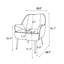 Fauteuil en velours Hulings-121274004