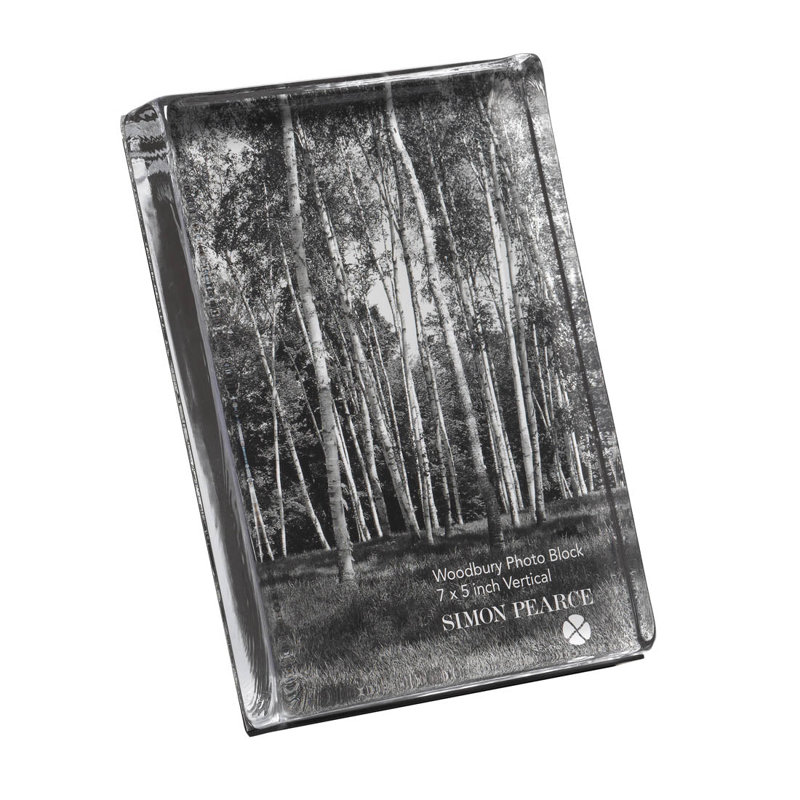 Woodbury Vertical Photo Block, 5" x 7"