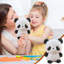 Poupées pleines Peluches douces et réalistes Pandas