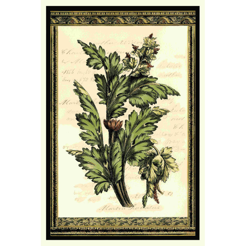 Feuilles d'élégance I, H 48 po x l 32 po