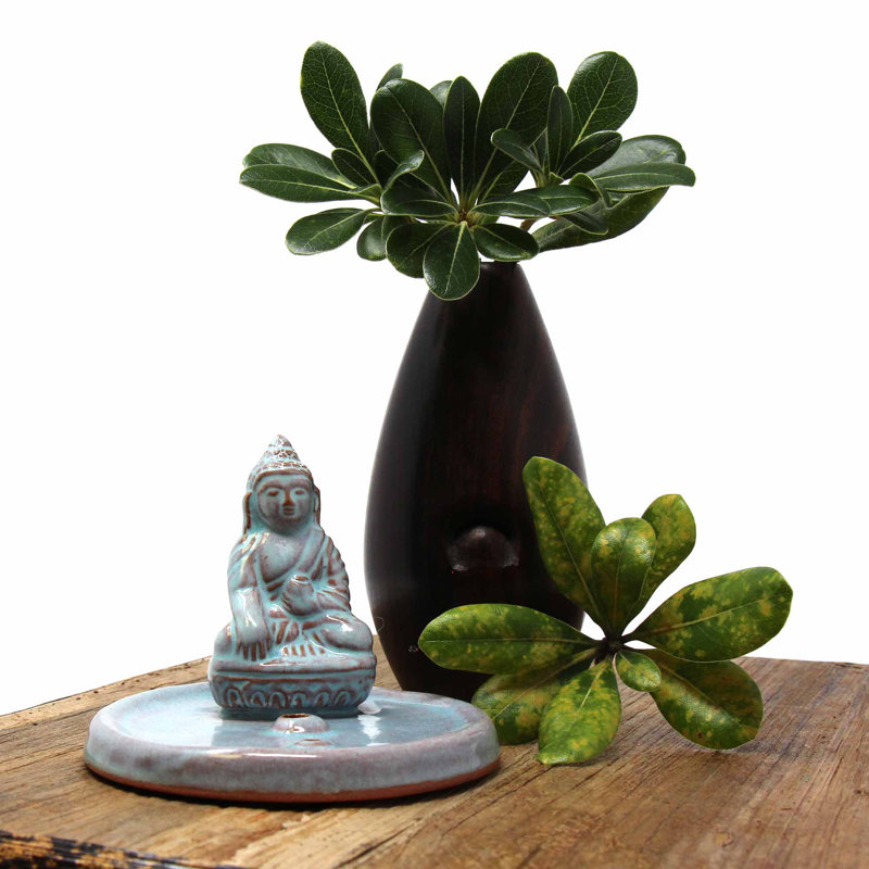 Brûleur d'encens Pendlebury Bouddha céladon