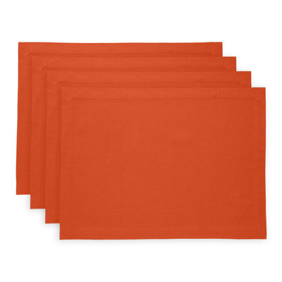 Dru - Cotton Linen Plain Placemats