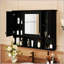Armoire à pharmacie murale 35 po x 28 po avec miroir et tablettes ouvertes, solution de rangement moderne et fonctionnelle-397150334-397150328