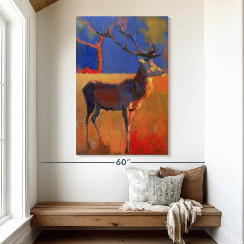 The Red Tree, 51" H x 34" W
