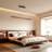 1-Light 50"W Solid Wood Dimmable LED Linear Kitchen Island Pendant With Remote