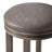 Maven Lane Eva Stool with Faux Leather Upholstery-774040922-774040923
