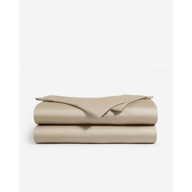 Bloomingdales Sheet Set, Taupe, King / Cal King Sheet Set with 2 King Pillowcases