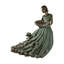 Statue mangeoire d'oiseaux Lady in Tulip