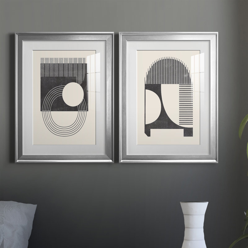 Impression encadrée Premium Inconnu III - prêt à accrocher, Cadre argenté, H 36,5 po x l 26,5 po x P 1,25 po