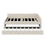 Lit plateforme tapissier moderne avec lit gigogne