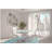 36" Square Frosted Tempered Glass Table