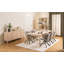 Addilyna Oak Solid Wood Base Dining Table