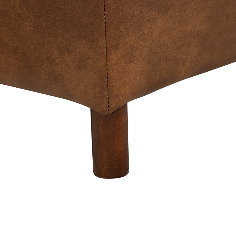 78.5" W Upholstered Loveseat for Living Room,Apartment, Brown, 78.5"