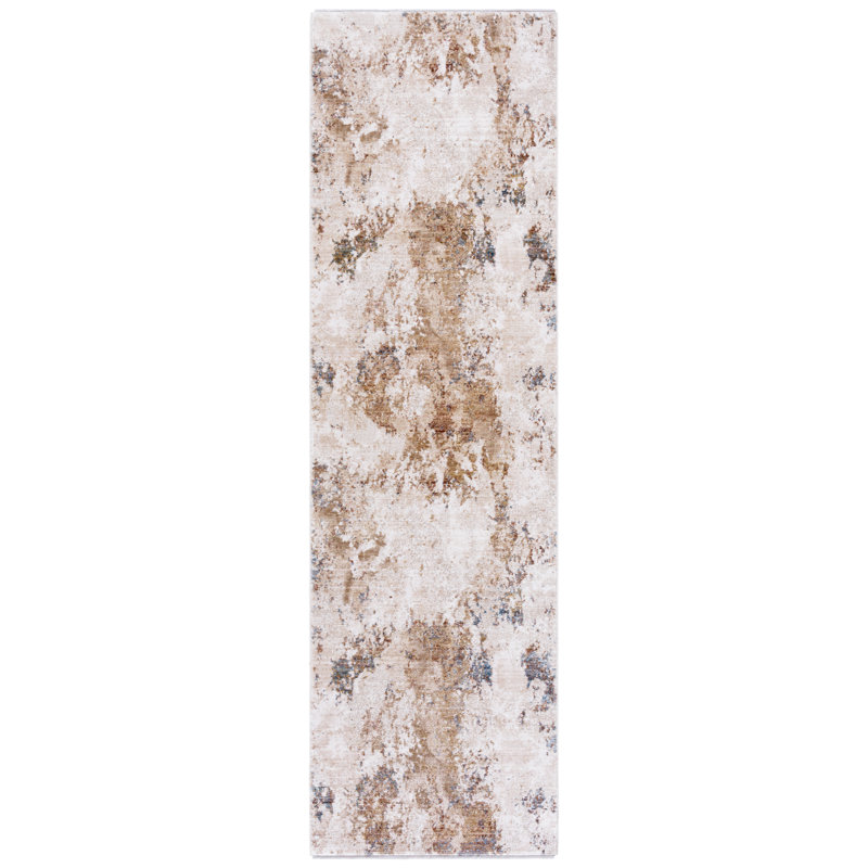 Tapis à performance abstraite Ellwood Modern 204 Performance, Tapis de couloir 2 pi 3 po x 8 pi