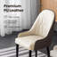 Chaises de salle à manger, fauteuils à dossier haut Modern-114192984-114192982