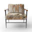 Chaise avec accoudoirs rembourrée Minimalisme-112889486
