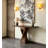 Sculptural Twisted Base Entryway Console Table-207153341