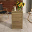 Table de bout en C brun