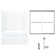 60" W x 72" H Frameless Rectangle Sliding Tub & Shower Kit with Towel Bar and Base Included