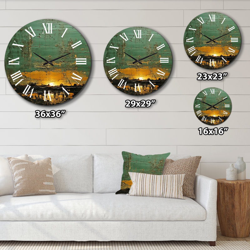 Metal Wall Clock, Large