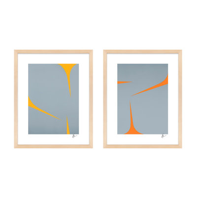Clouds. Set Of 2 Print by Lee Lessem