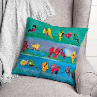 Outdoor Square Pillow Cover and Insert