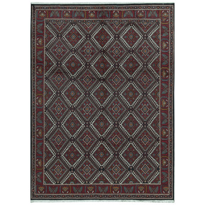 Hand-Knotted High-Quality Blue Area Rug