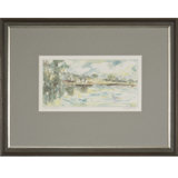 Aqua Motion I Print by Daughdrill