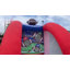 Jeux de carnaval gonflables avec 4 balles - Jeu de cible de soccer, jeu de lancer interactif avec souffleur intégré, installation rapide pour les fêtes intérieures/extérieures et divertissement sur la pelouse-125944120