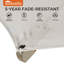 Parasol rond en aluminium 11,5 pi Sunbrella-1183918683