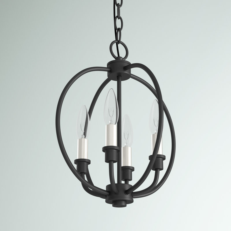 Luminaire suspendu sphère 4 lumières Monona