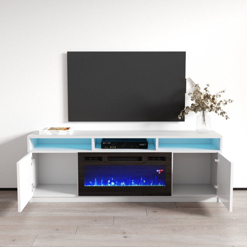 Meuble télé Reno, Blanc
